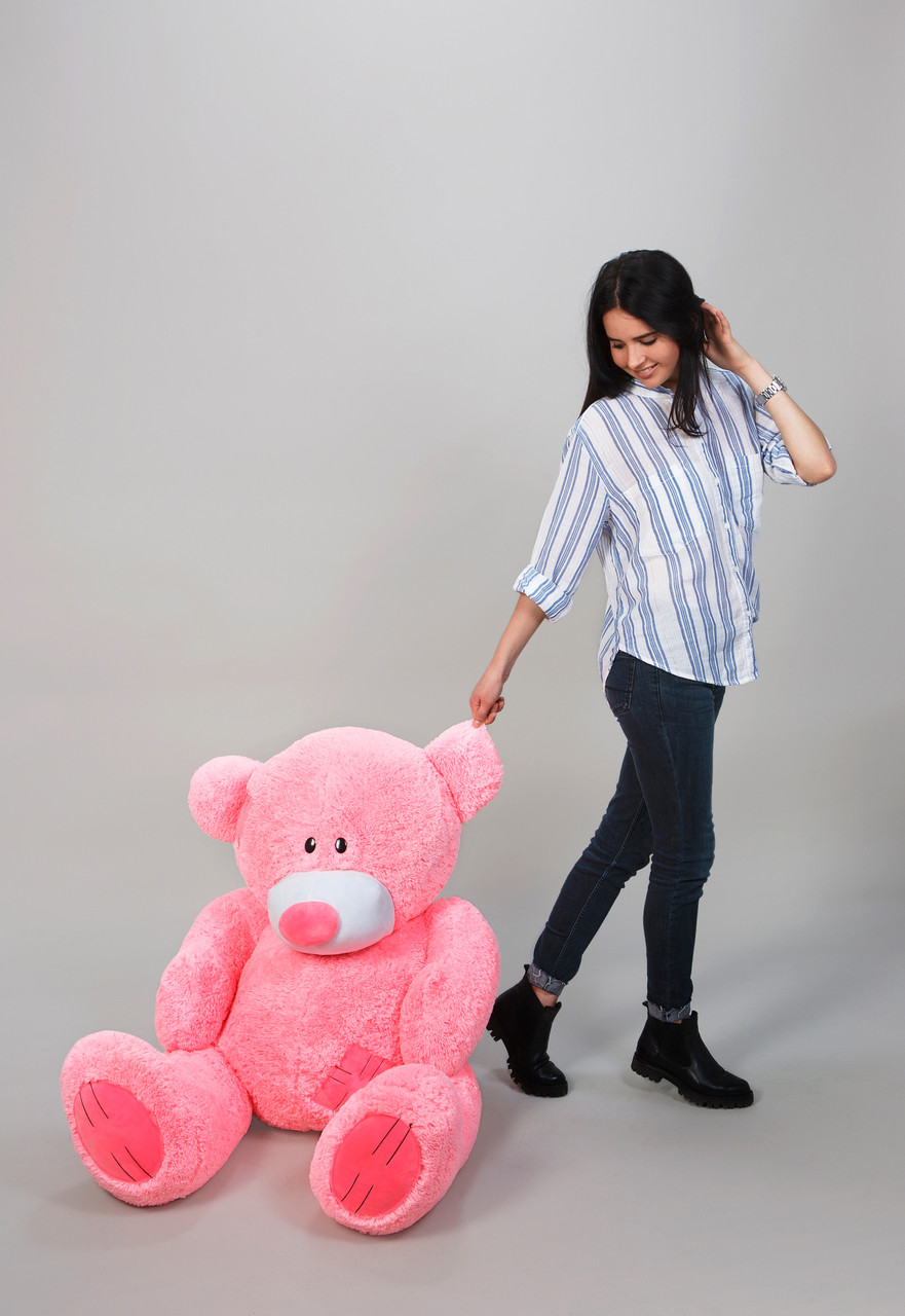 

Плюшевый мишка Teddy Boom Гриша 150 см Розовый