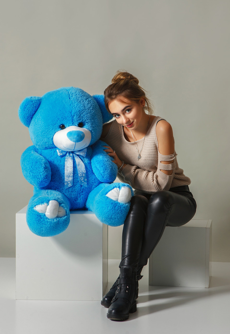 

Плюшевый мишка Teddy Boom Веня 140 см Голубой