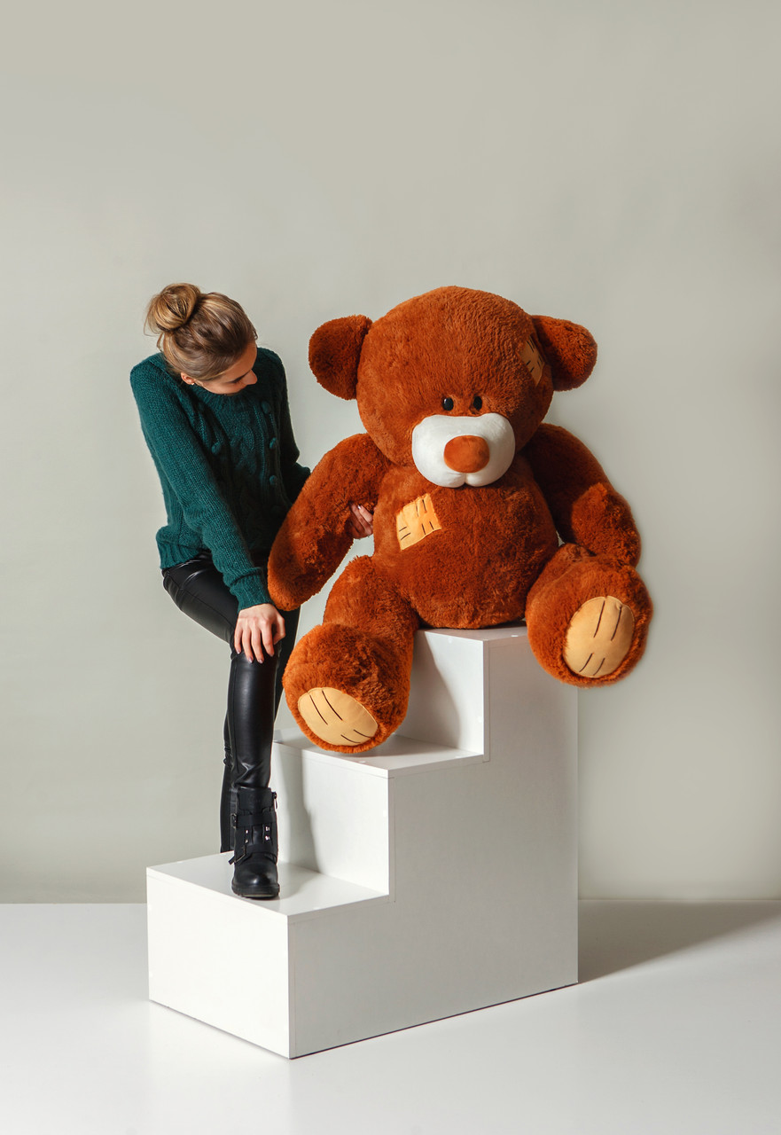 

Плюшевый мишка Teddy Boom Гриша 150 см Коричневый