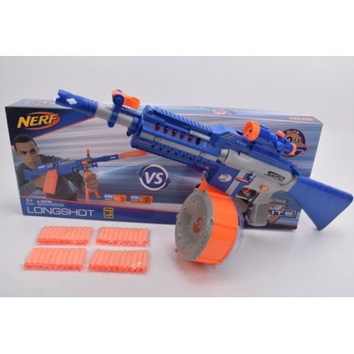 

Детский автомат NERF бластер с мягкими патронами