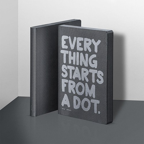 

Блокнот Nuuna Graphic Everything Starts From A Dot 16,5 x 22 см в крапку