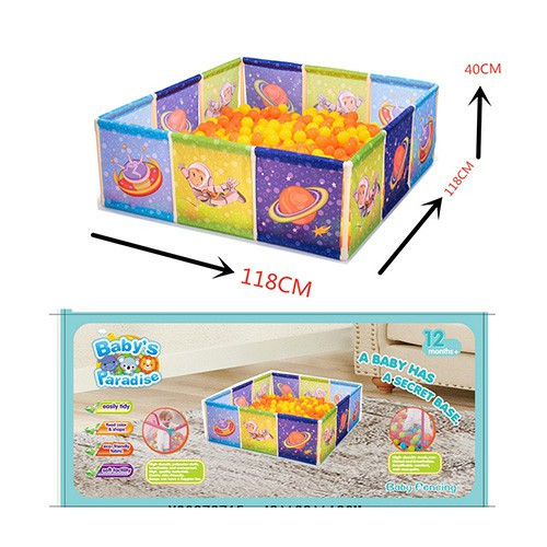 

Детский игровой Манеж Космос 118-40-118 см для дома и улицы