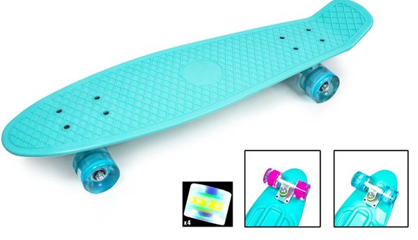 

Пенни Борд Penny Board Nickel 27 Светятся Колеса LED Ментол 68 см (ZNL1)
