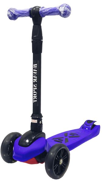 

Самокат для детей со складной ручкой Bavar Sport Фиолетовый (ldk110)