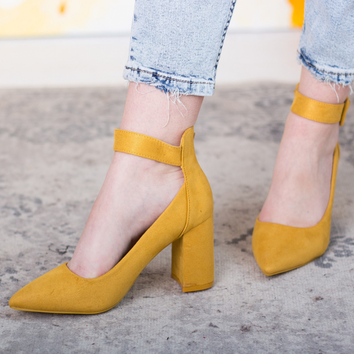 

Туфли женские Fashion Caboose 2615 40 размер 25,5 см Желтый