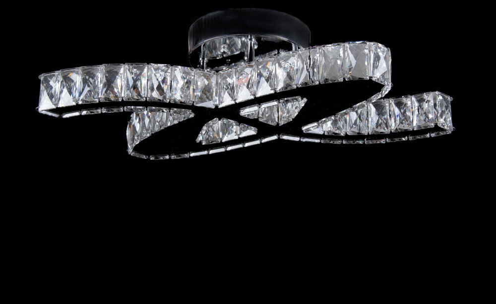 

Светодиодная хрустальная люстра L78306/12 (CR+SHANBIN) LED