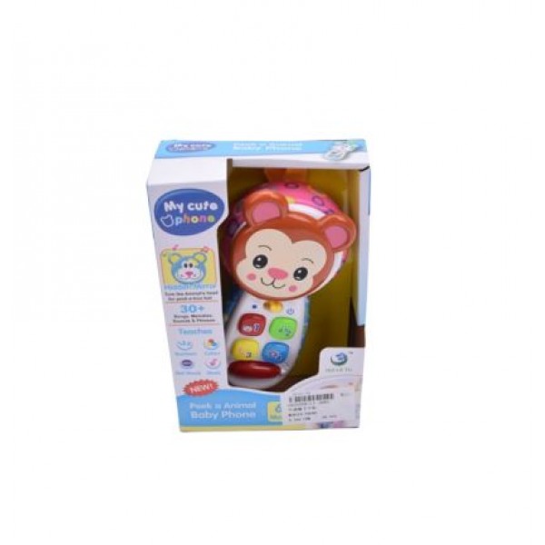

Музыкальный телефончик детский развивающий Мишутка 7М-1 Toys Factory