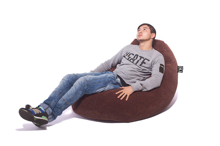

Крісло мішок груша Classic medium brown 110х75