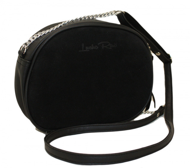 

Натуральная замшевая женская сумка Lucherino 527 черный (LCH)