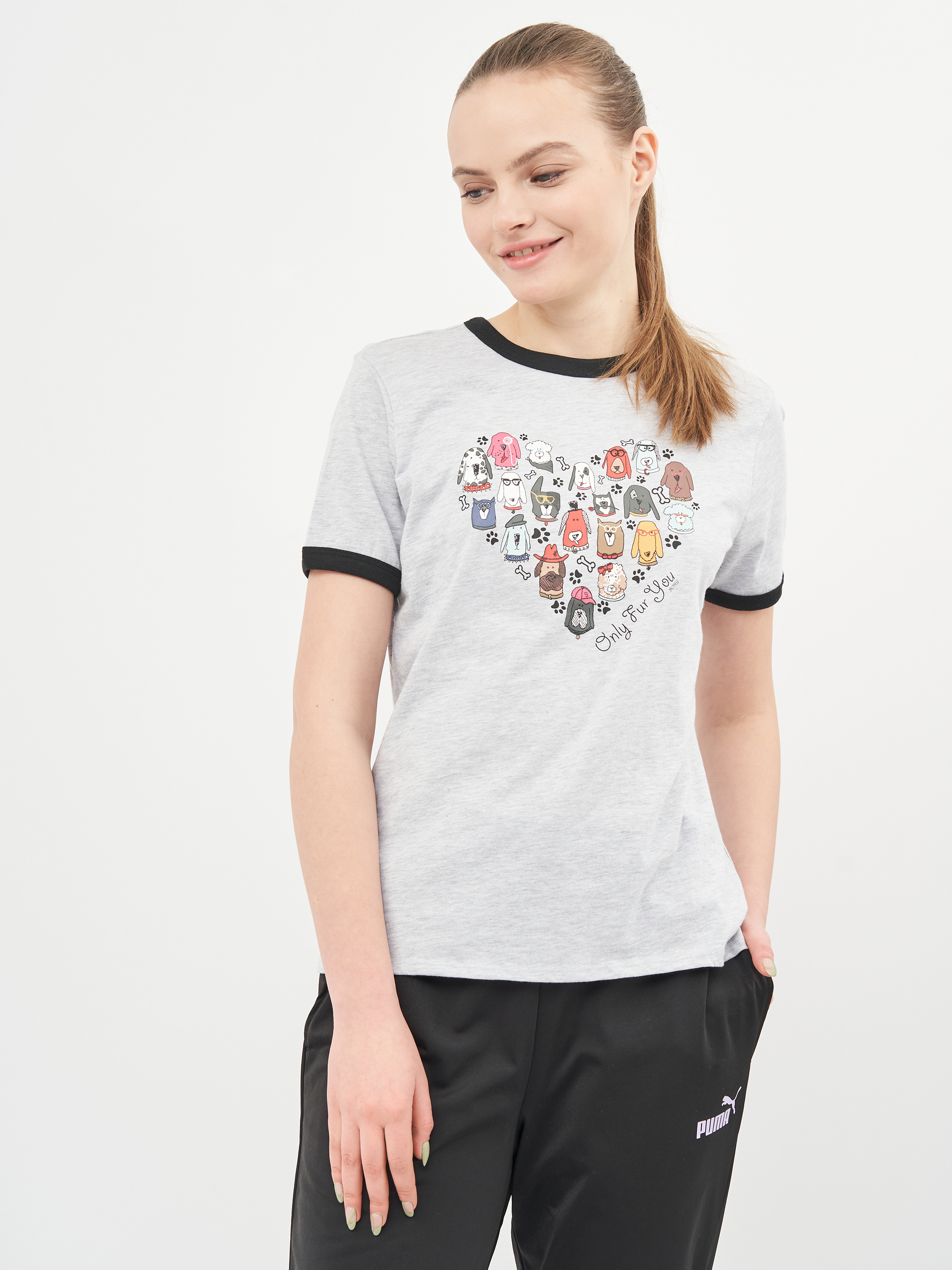 

Футболка Skechers BW1TS12 LTGY S Серая _3508547