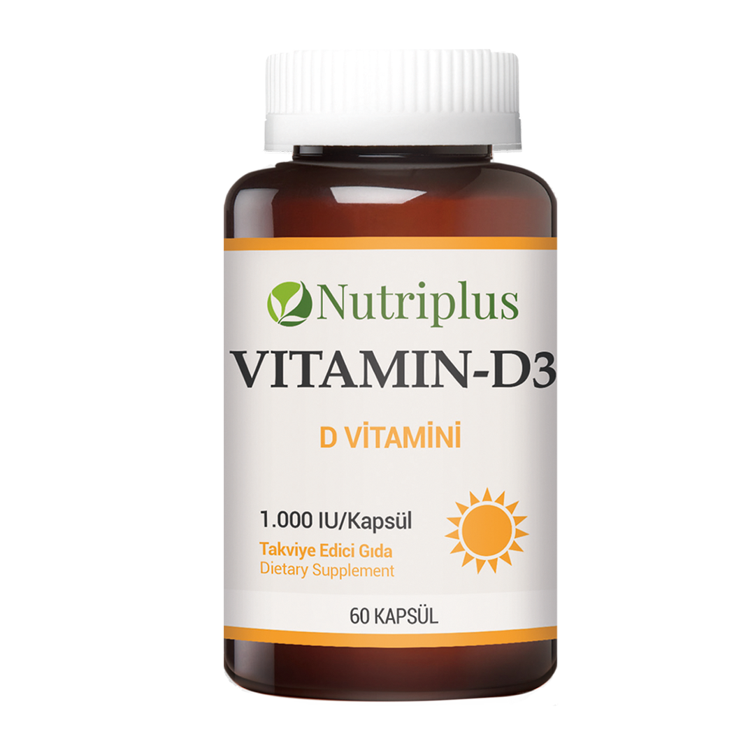 

Диетическая добавка Витамин Д3 Nutriplus 60 капсул