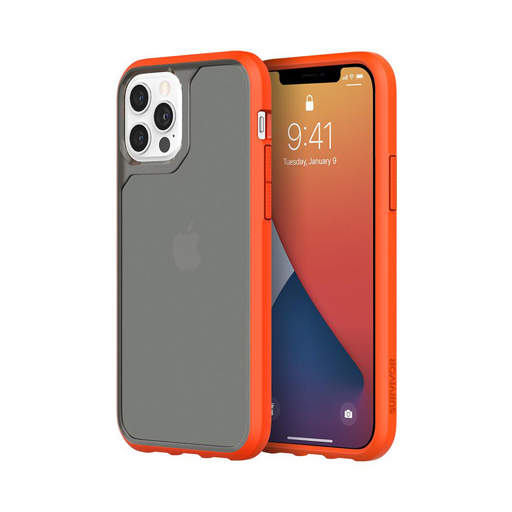 

Чехол Griffin Survivor Strong iPhone 12 Pro (GIP-048-ORG)