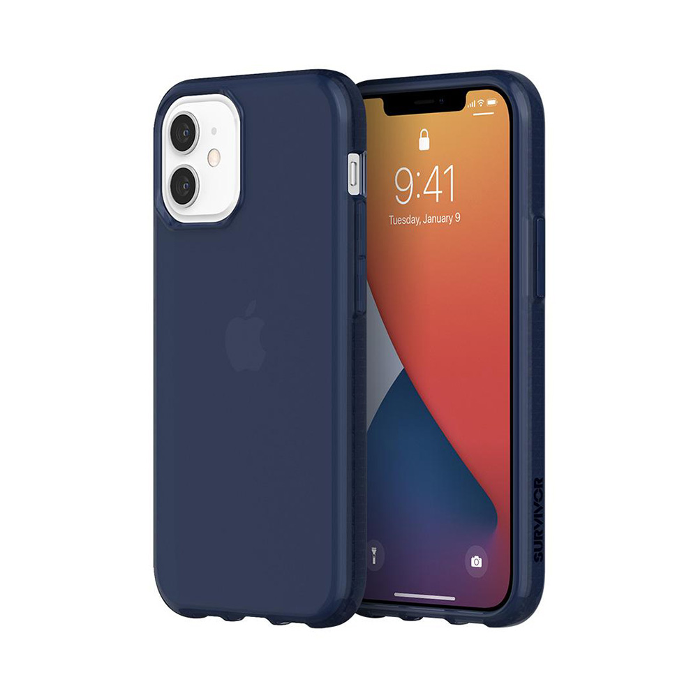 

Чехол Griffin Survivor Clear iPhone 12 mini (GIP-049-NVY)