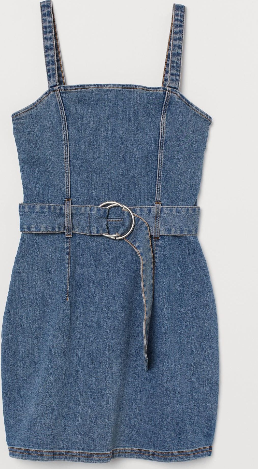 

Сарафан джинсовый H&M 2402-8218591  Синий, Сарафан джинсовый H&M 2402-8218591 40 Синий