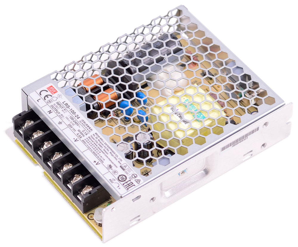 

Блок питания MeanWell 100Вт 24V (LRS-100-24) негерметичный