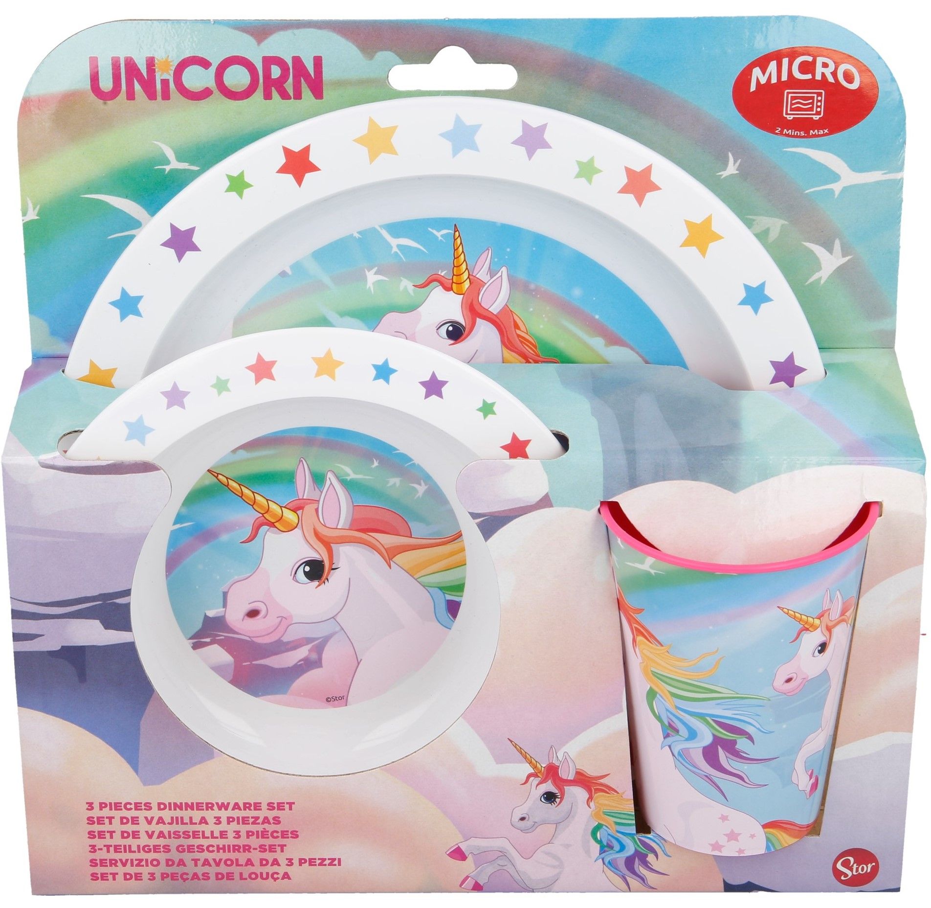 

Набор посуды Stor Unicorns, Kids Micro Set