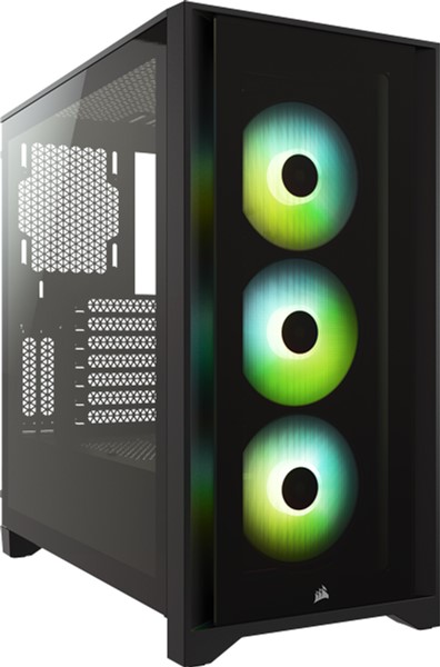 

Корпус Corsair iCUE 4000X RGB Tempered Glass Black (CC-9011204-WW)