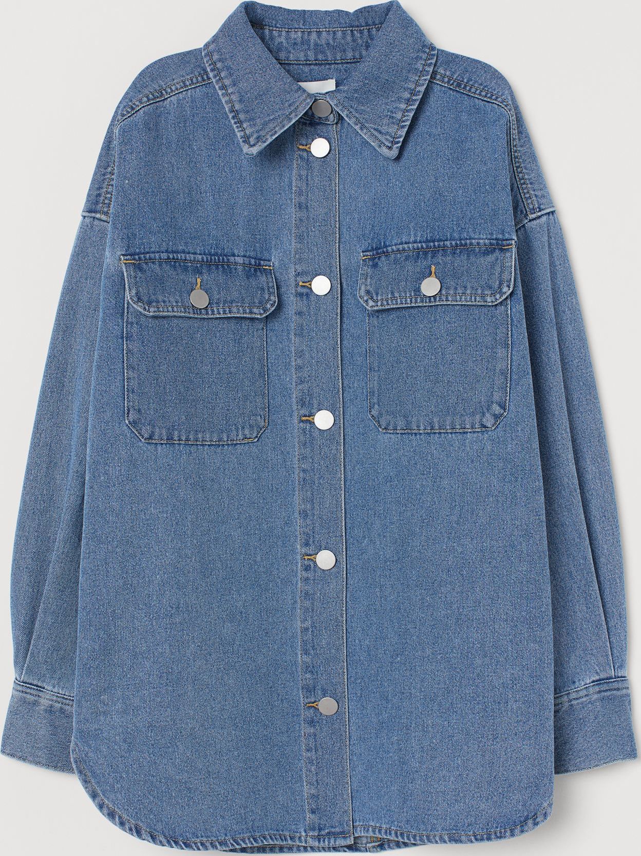 

Джинсовая куртка H&M 1902-8602491 M/L Синяя