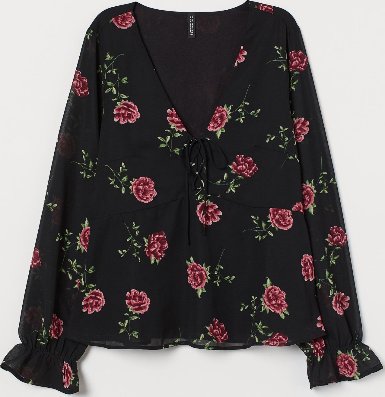 

Блузка H&M 2302-7643450  Черная, Блузка H&M 2302-7643450 38 Черная