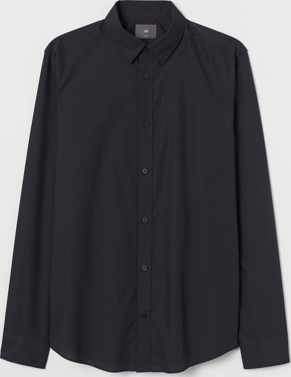 

Рубашка H&M 112-7817580 M Черная