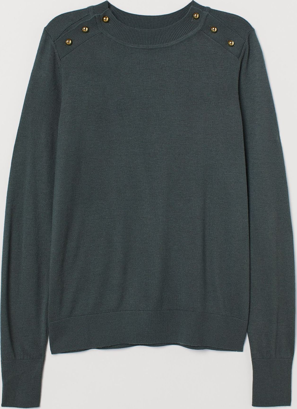 

Джемпер H&M 2302-7195899 M Темно-зеленый