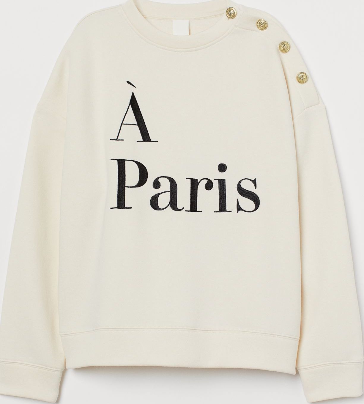

Свитшот H& 2202-8180291  Кремовый, Свитшот H&M 2202-8180291 M Кремовый