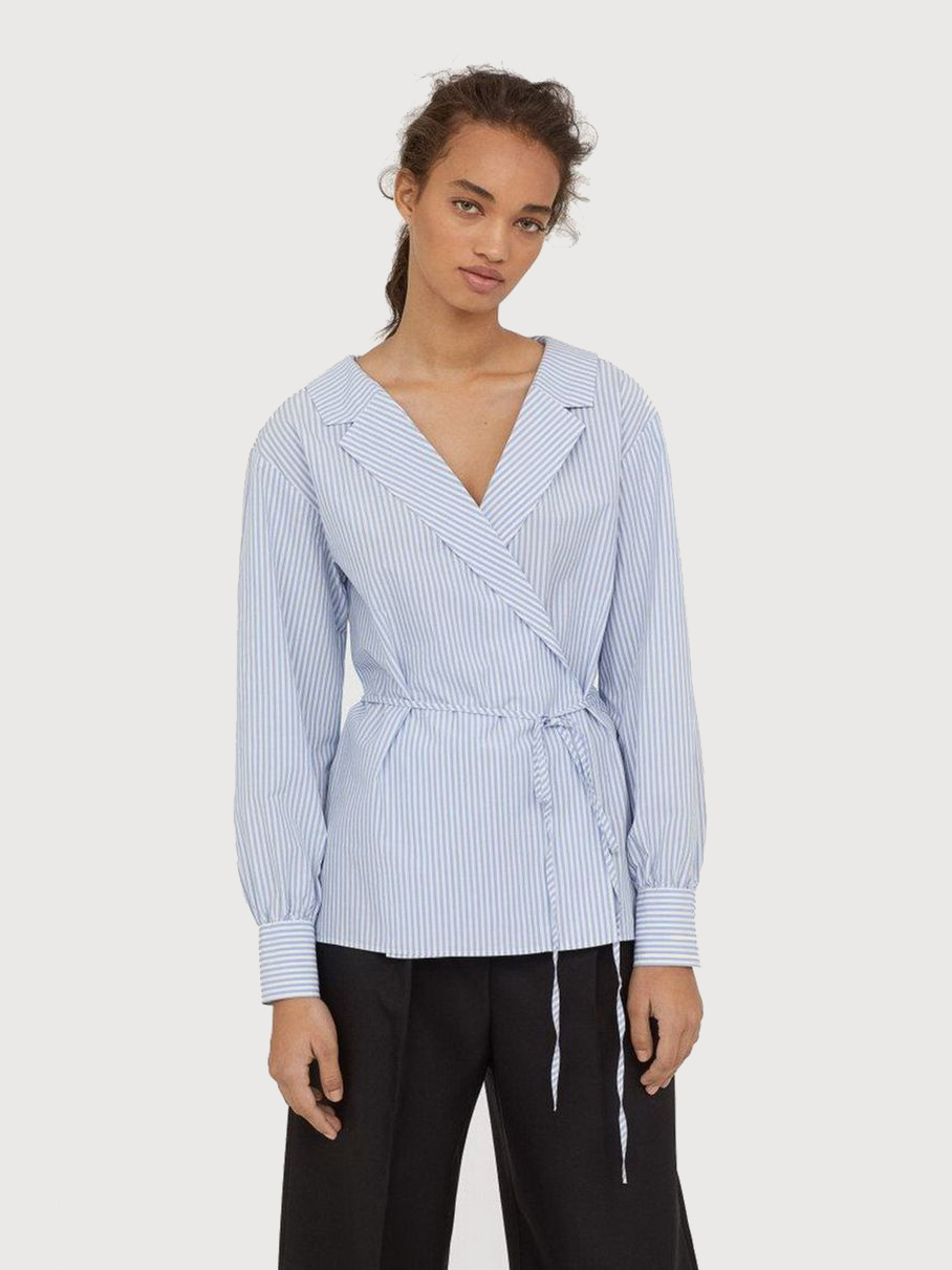 

Блузка H&M 0639203-7  Белая, Блузка H&M 0639203-7 36 Белая