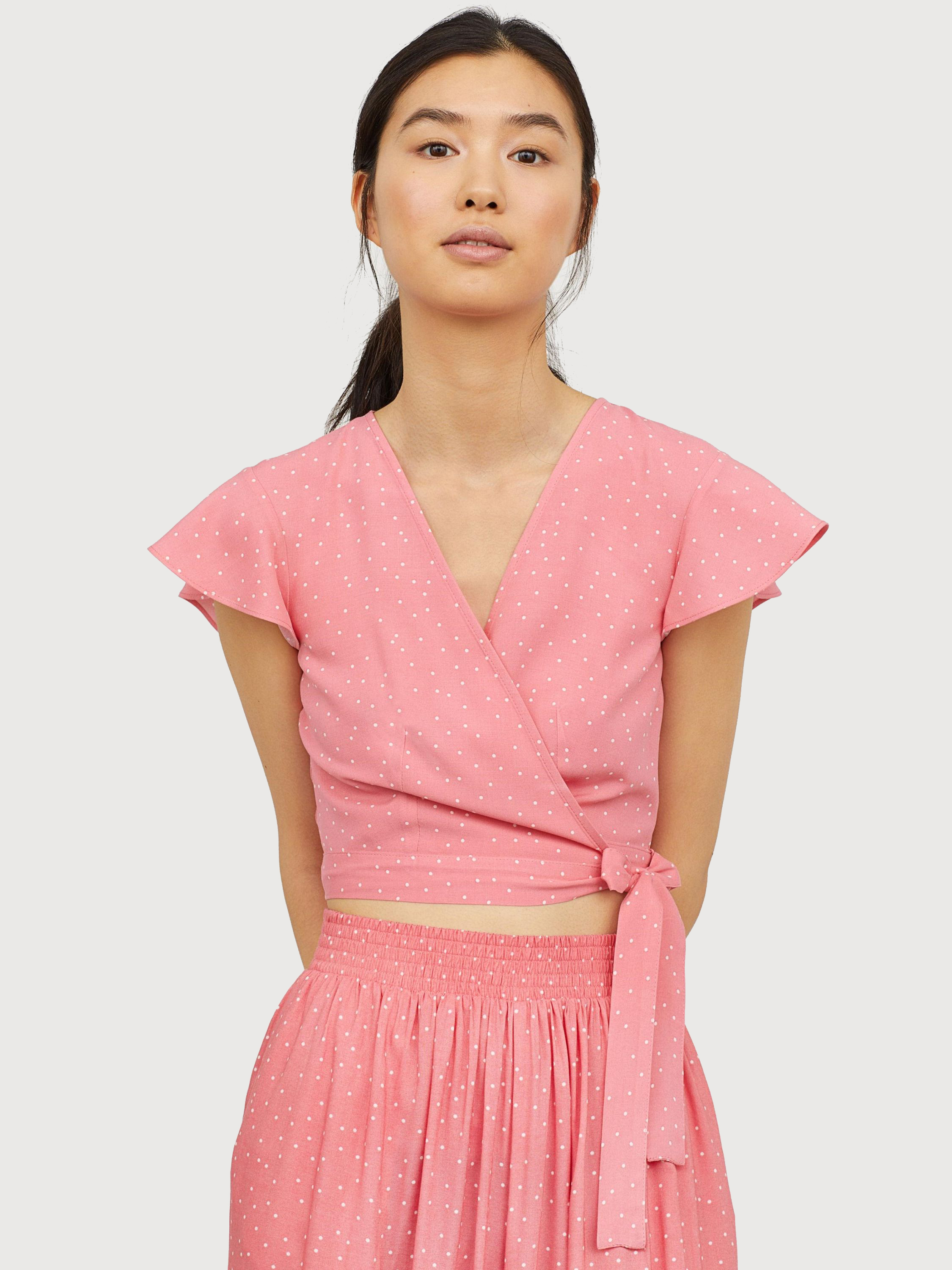 

Топ H&M 0643324-8  Розовый, Топ H&M 0643324-8 36 Розовый