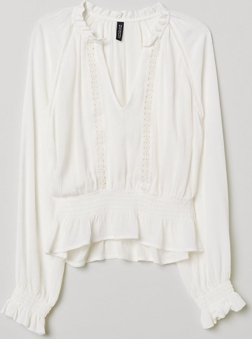 

Блузка H&M 0665725-8 36 Белая
