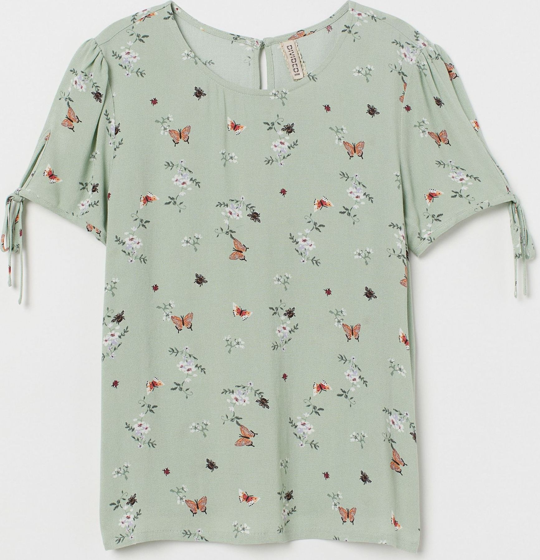 

Блузка H&M 0730122-9 34 Ментоловая