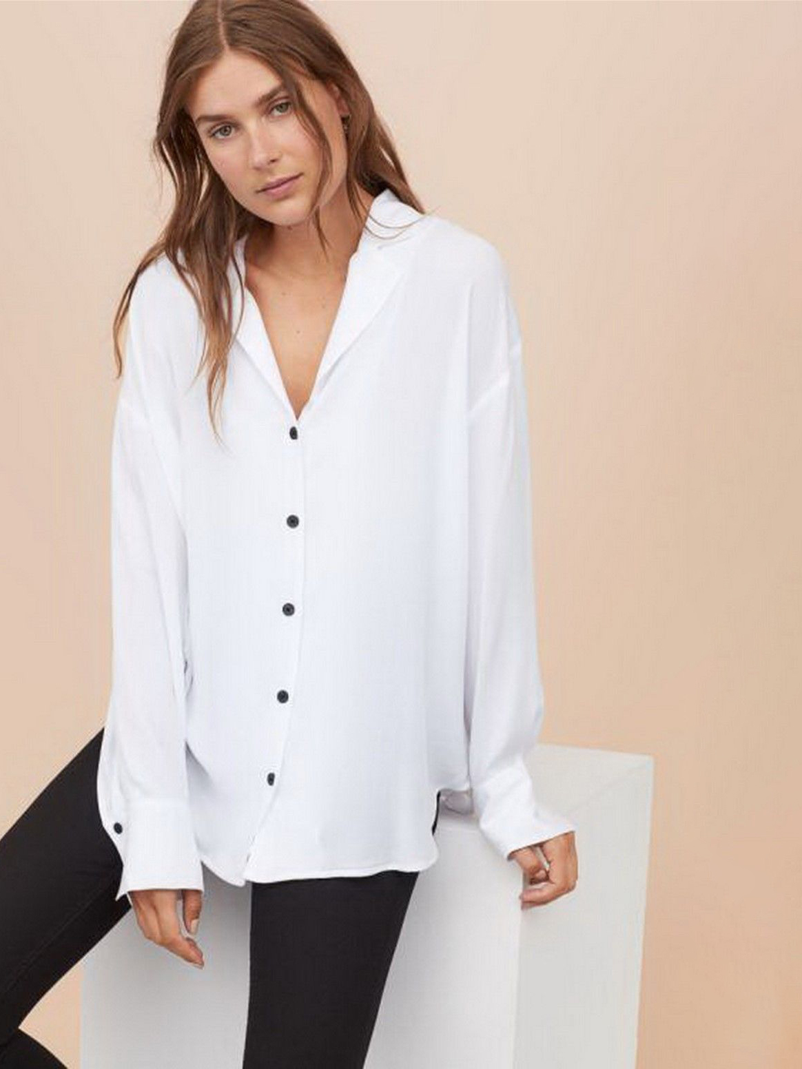 

Рубашка H&M 0786395-0 36 Белая