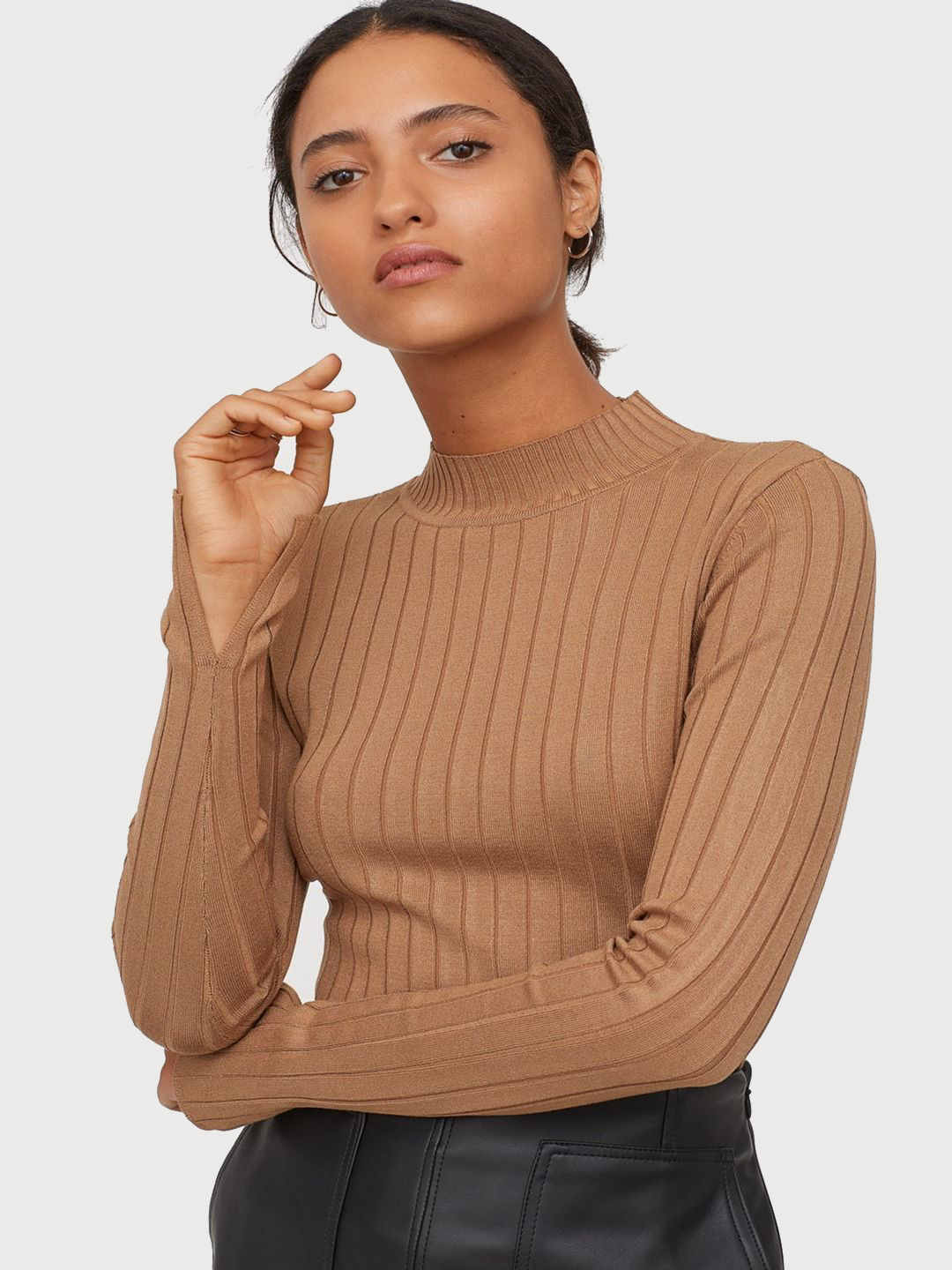

Водолазка H&M 0811235-0 L Коричневая