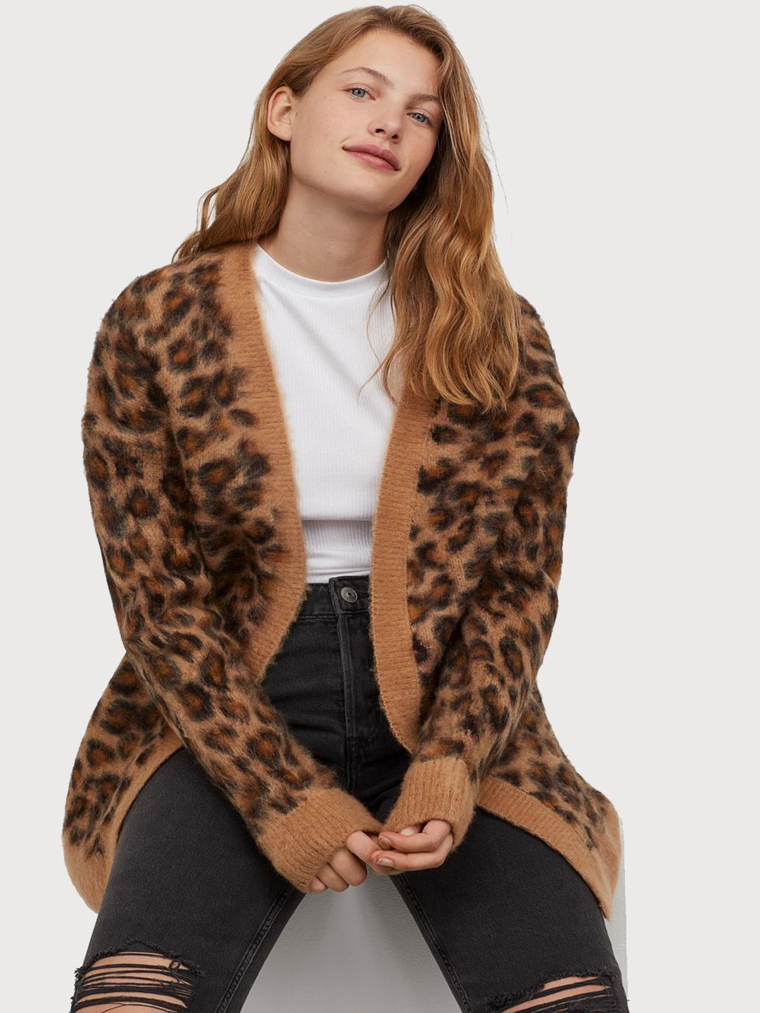 

Кардиган H&M 0799507-0 XL Бежевый