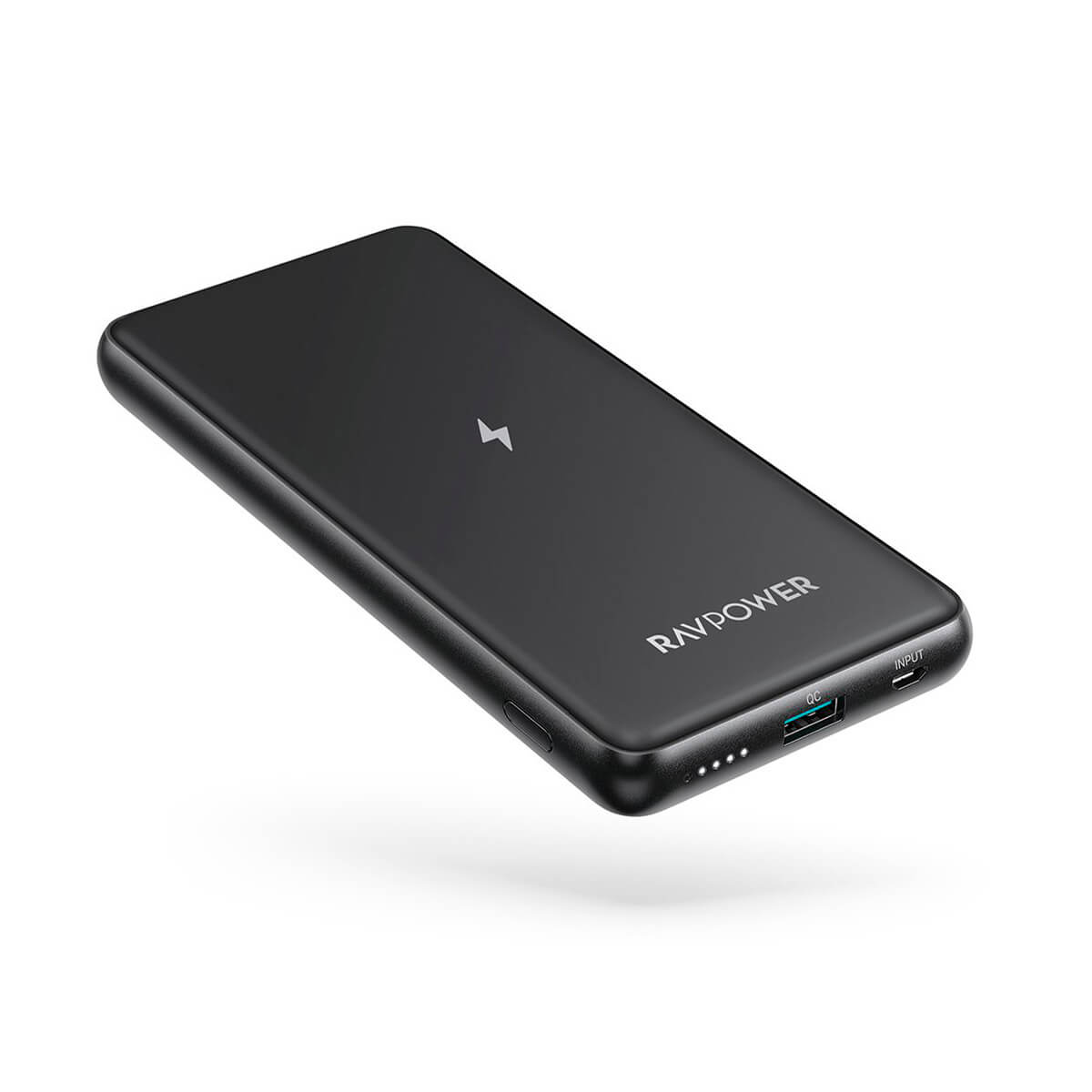 

Внешний аккумулятор RAVPower 10000mAh 10W Wireless Charger, Black
