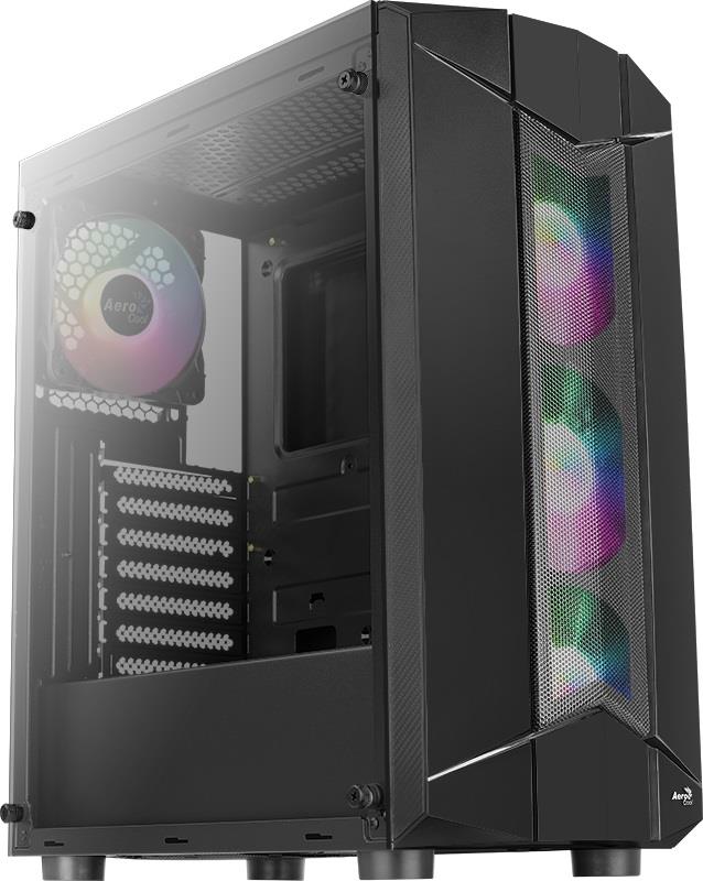

Корпус Aerocool PGS Sentinel Black (Sentinel-G-BK-v1) без БП