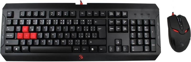 

Комплект A4Tech Q1100 Bloody Black USB