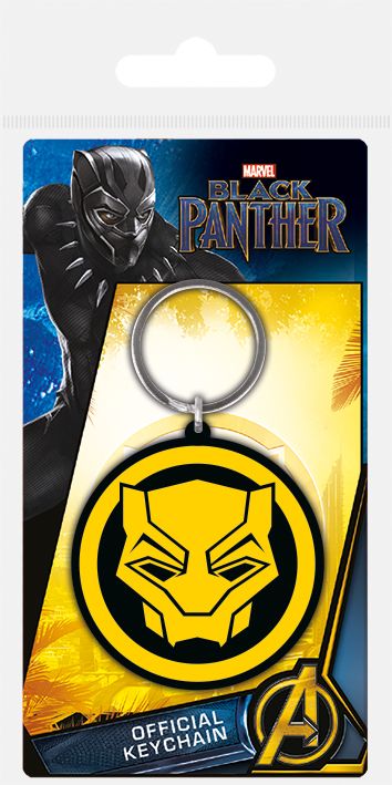 

Брелок Pyramid International Keychain: Marvel - Black Panther Logo