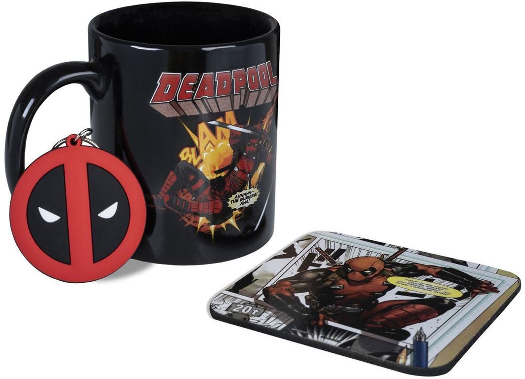 

Подарочный набор Pyramid International Marvel: Deadpool Mug, Coaster and Keychain Set