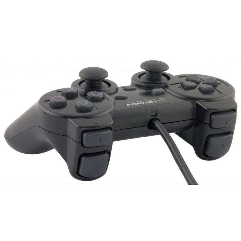 

Геймпад Esperanza Vibration PS2/PS3/PC Black (EG106) USB