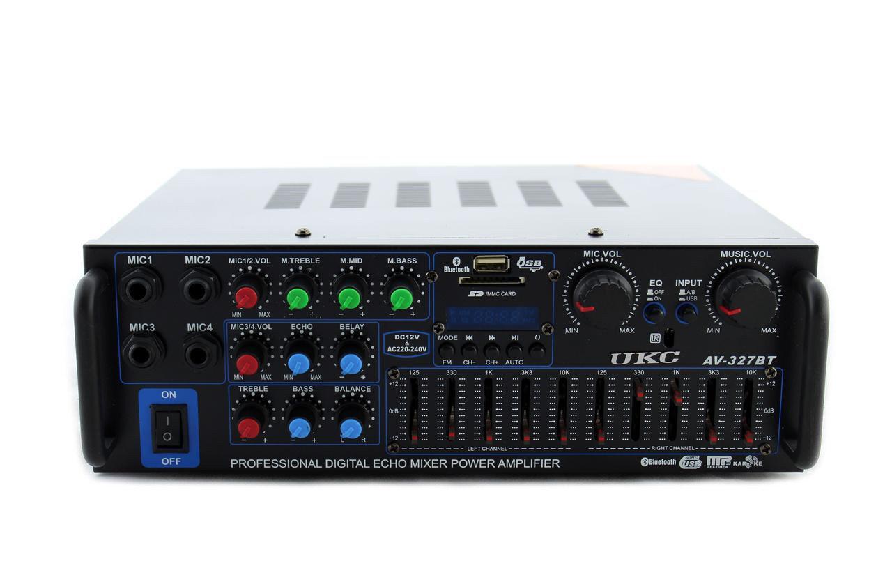 

Усилитель звука и музыки UKC AV-326BT 3295, с караоке (ZE35010063)