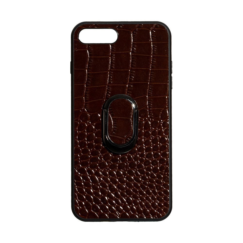 

Панель Genuine Leather Croco для Apple IPhone 8 Plus Brown