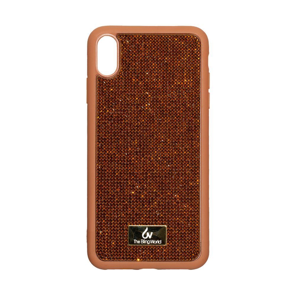 

Панель Bling World TPU+LCPC для Apple Iphone XS Max Dark Orange
