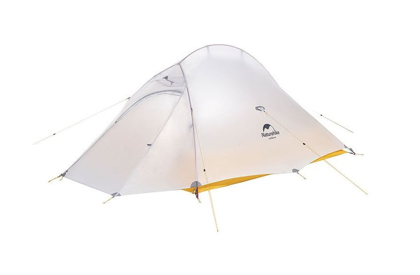 

Двомісний намет Naturehike Cloud UP 2 сіро-жовтий NH19ZP017