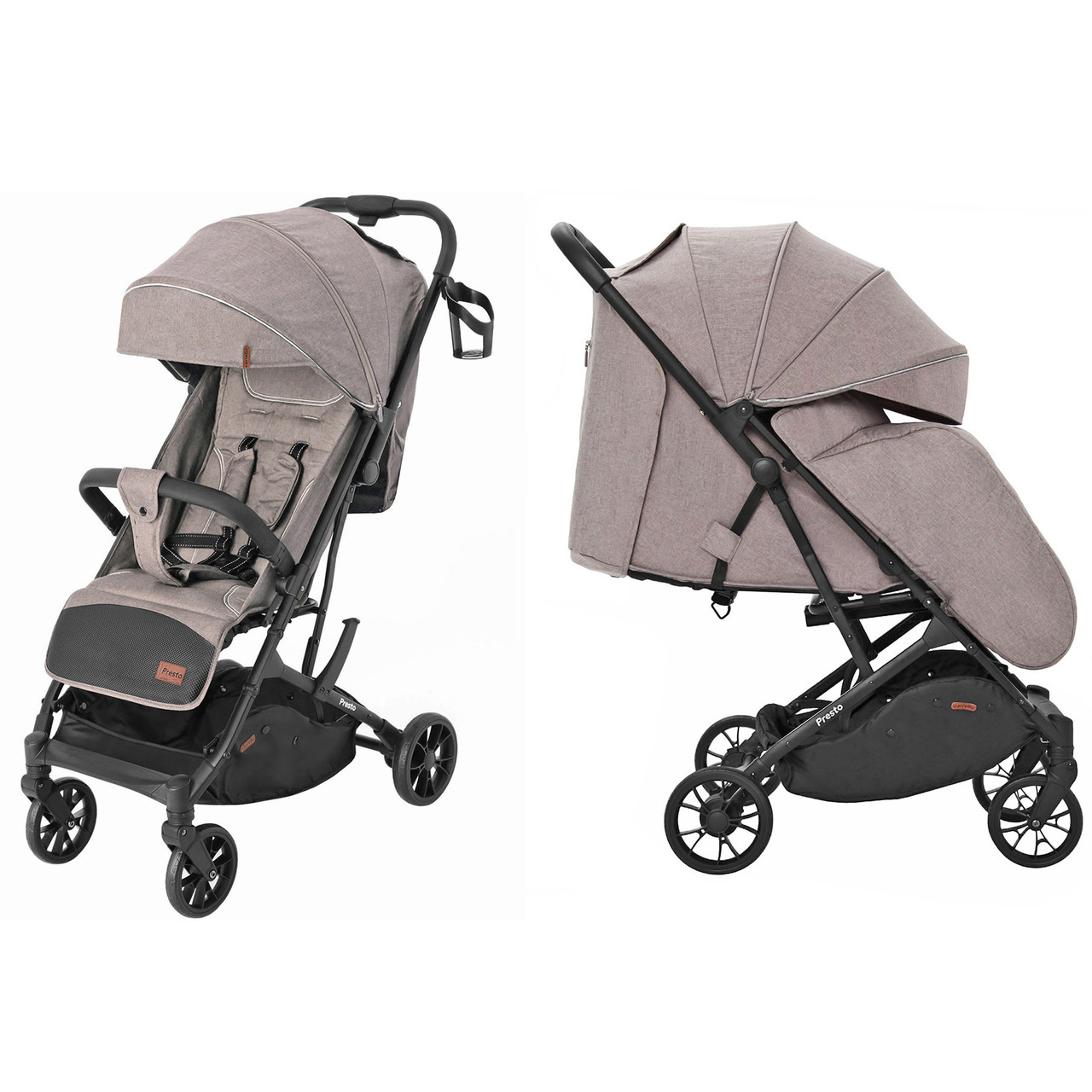 

Коляска прогулочная Baby Tilly Presto CRL-9002 Powder Beige +дождевик М /1/ MOQ