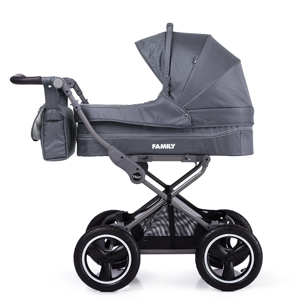 

Коляска универсальная Baby Tilly Family T-181 Grey /1/ MOQ