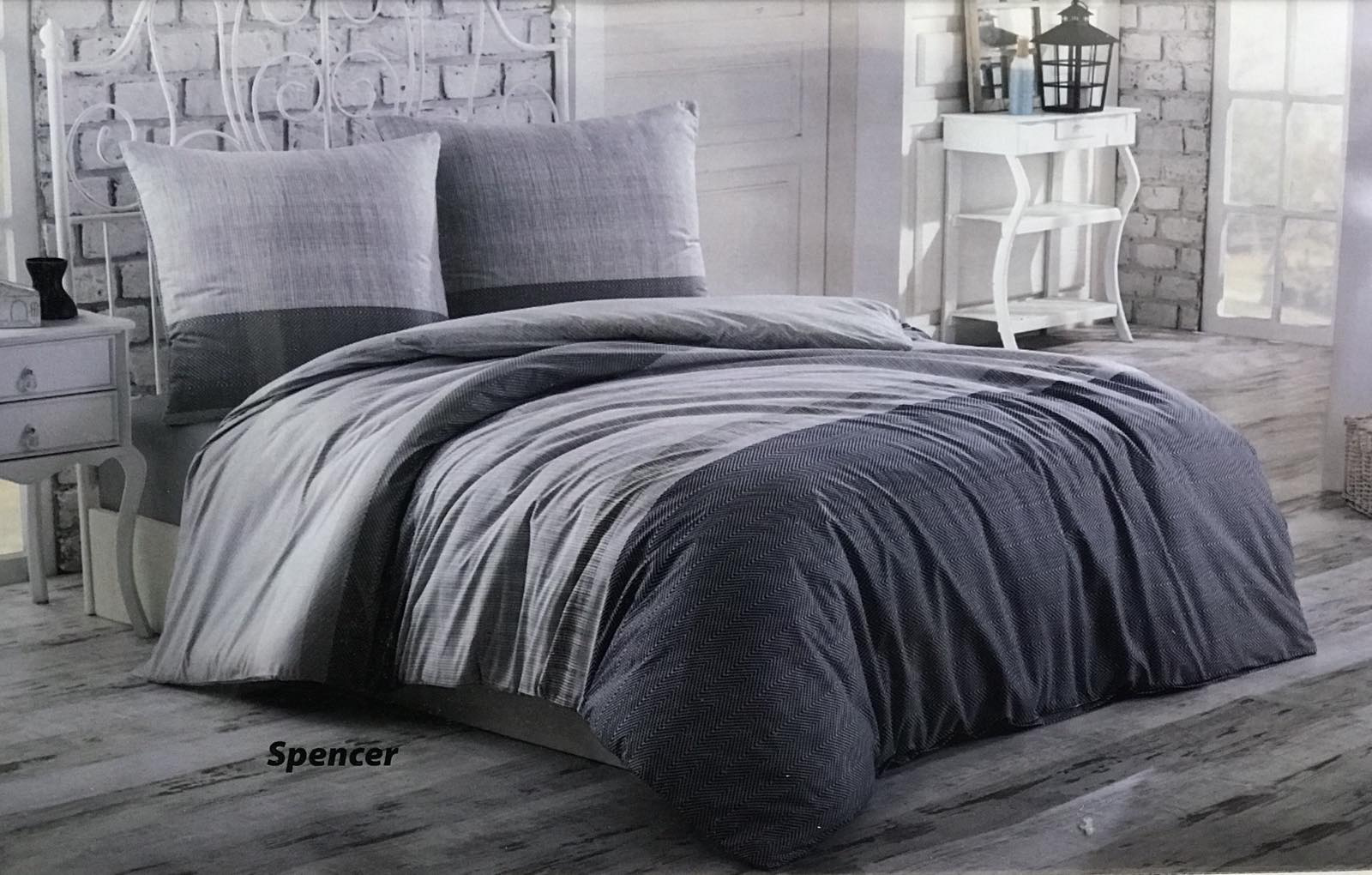 

Комплект постельного белья Zugo Home ранфорс Spencer V1 семейный