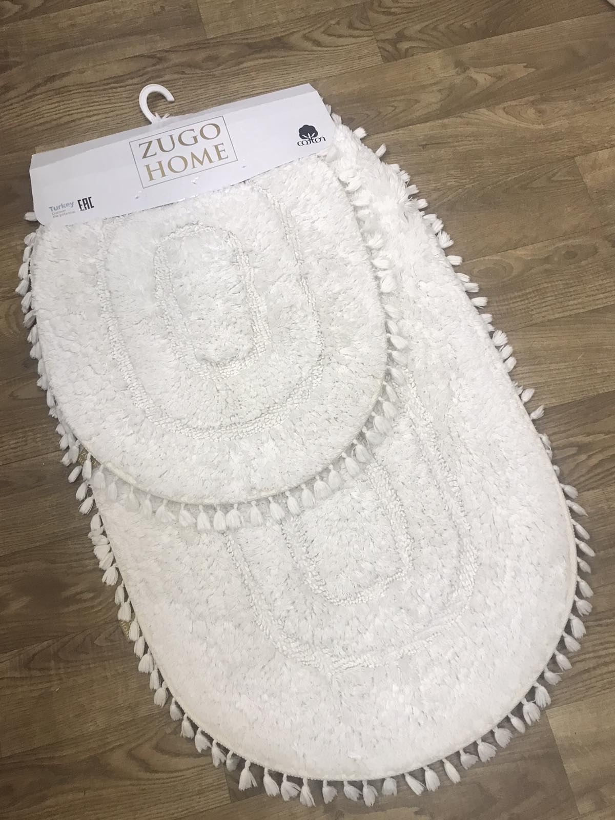 

Набор ковриков Zugo Home Trio Ekru 50x60+60x100 см