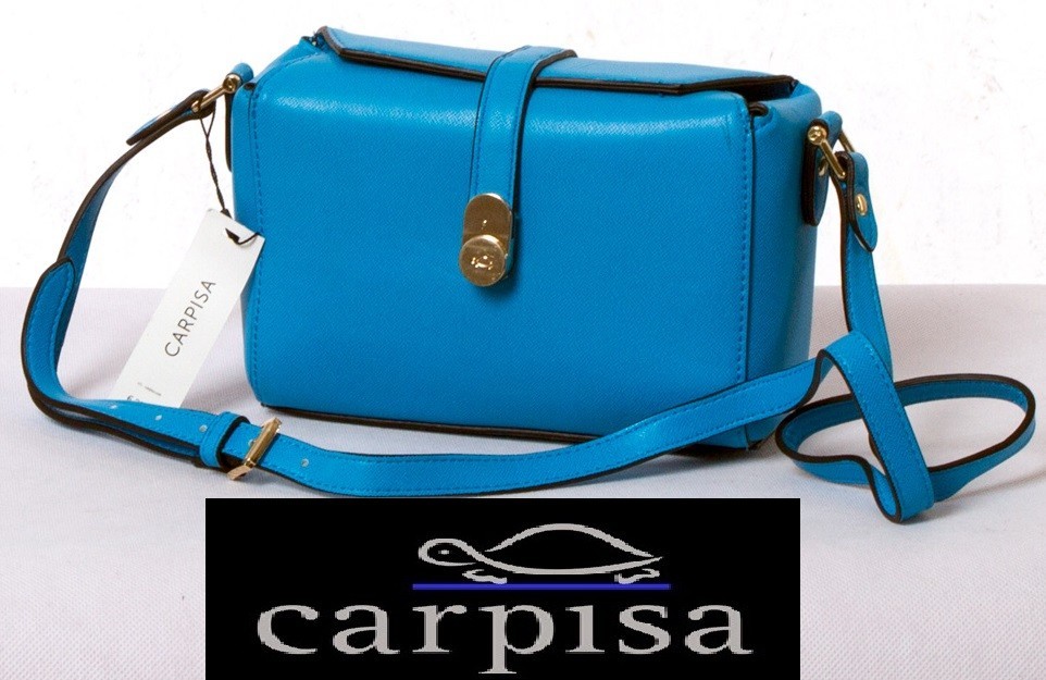 

Элегантная женская сумка Carpisa 090214 22Х16Х9 cm голубая