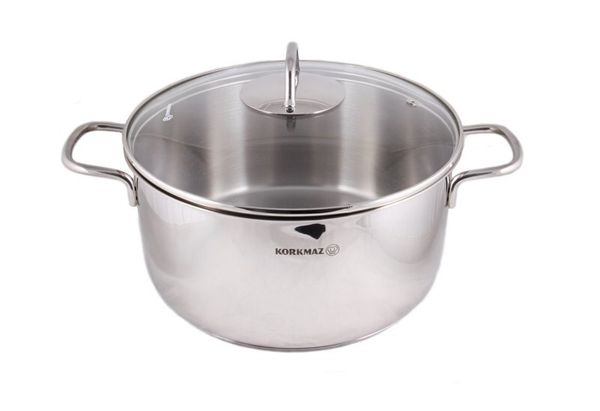 

Кастрюля KORKMAZ PERLA 26*13 см 6,8 л