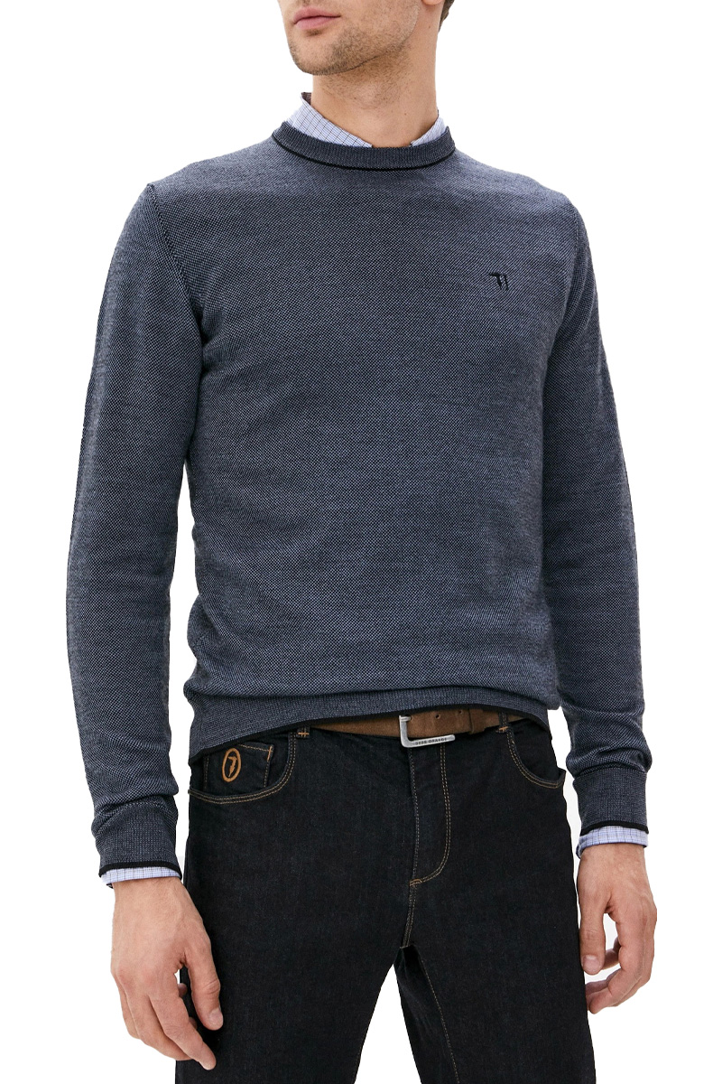 

Джемпер Trussardi Jeans  Синий (52М00431 0F000583/Gi, Джемпер Trussardi Jeans XL Синий (52М00431 0F000583/Gi-XL)